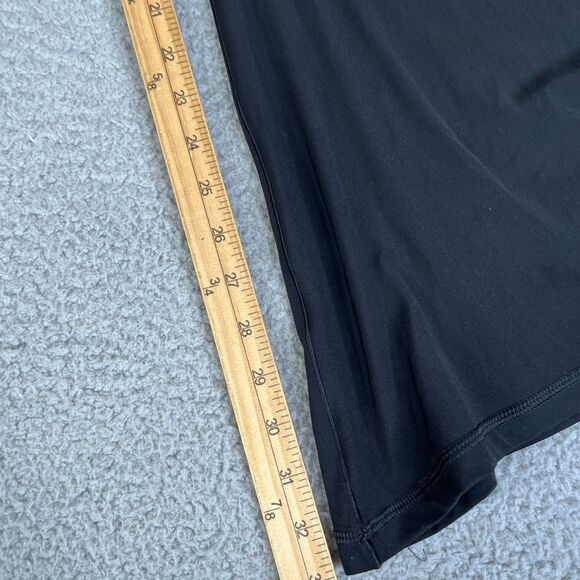 Offline Aerie Super Flare Leggings Womens XL Black High Rise  Fold Over 26 x 33 - Picture 12 of 12